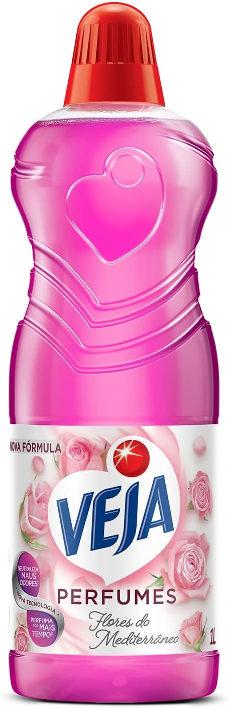 Veja Limpador Perfumado Flores Do Mediterrâneo- 1L