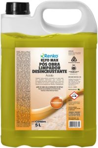 Klyo Max Limpador Desincrustante Acido Pos Obra Renko 5L