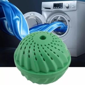 Bola Mágica Ecológica Para Lavar Roupas Sem Sabão Com Cerâmica Esfera Econômica Para Até 1000 Lavagens Elimina Fiapos e Pelos Filtro Premium - TYDA