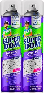 2 Ar Comprimido Spray Para Limpeza de Eletronicos Teclados Mouse Cpu Celular Limpa Po Super DomLine 300ml