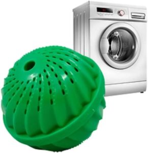 Bola Mágica de Lavagem de Roupas para Máquina de Lavar Sem Sabão, Ecológica, Econômica, Esferas com Cerâmica, Reutilizável, Na Cor Verde, Até 1000 Lavagens