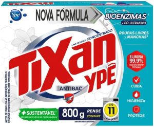 Tixan Ypê Lava Roupas em Pó Antibac 800g