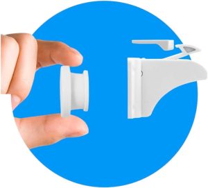 Kit 4 Trava Magnética Porta e Gaveta Segurança Crianças