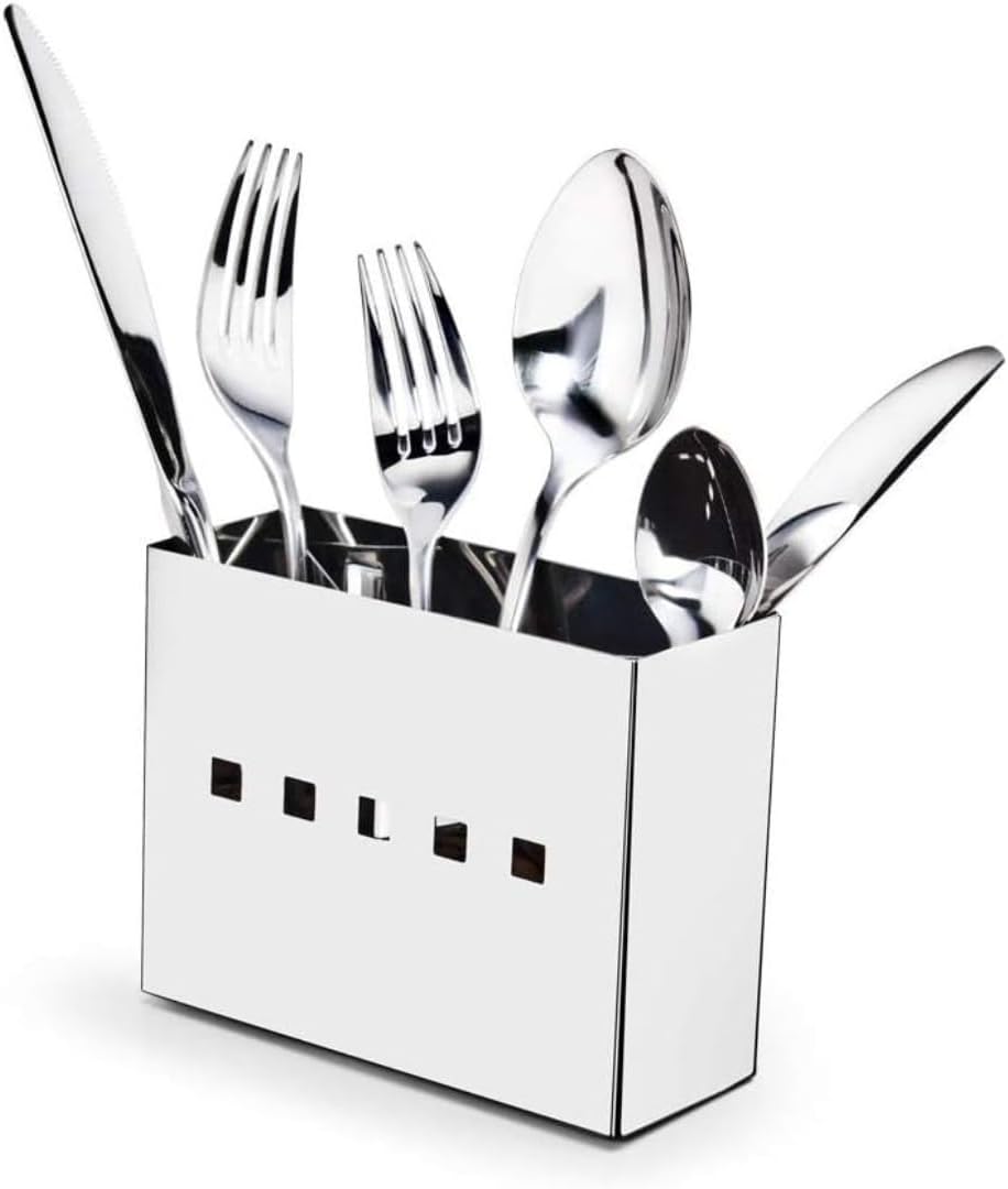 Porta Talheres Aço Inox para Escorredor de Pratos e Louças Cozinha Mak-Inox