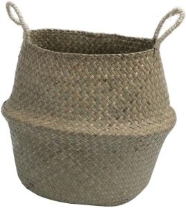 Oikos - Cesto Organizador de Corda 32cm Seagrass Natural com Alças