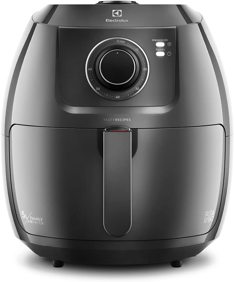 Fritadeira Eletrica Airfryer Family Efficient 5l Electrolux Eaf50 - 127v Grafite