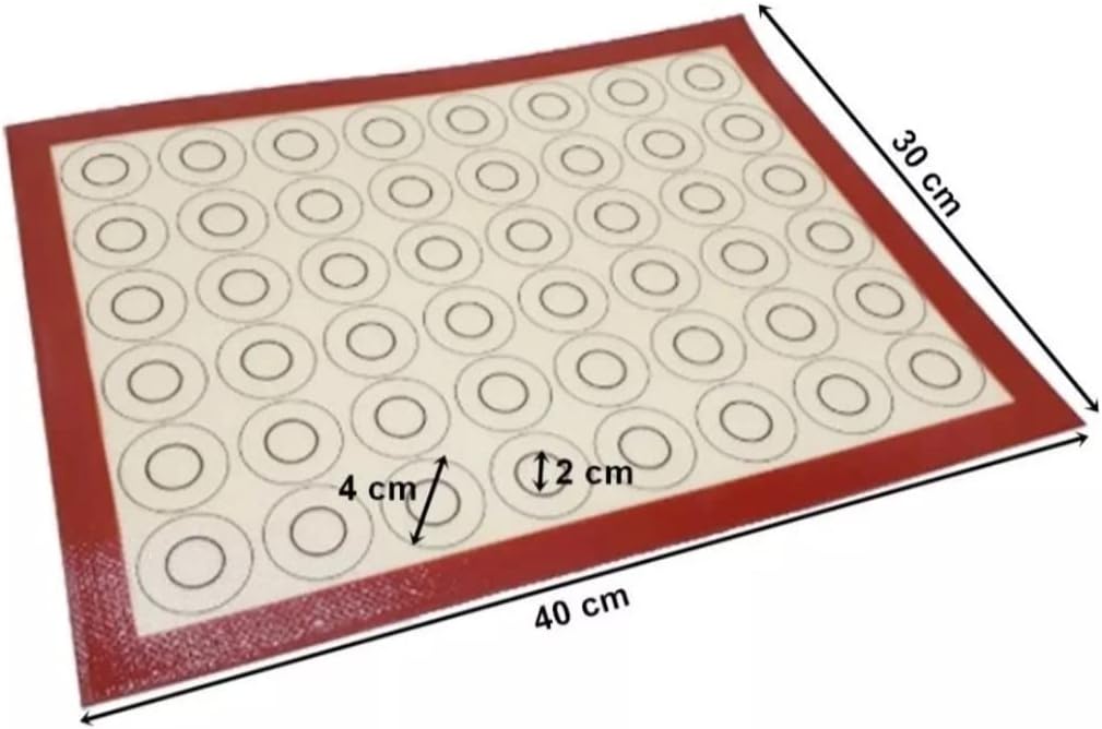 Tapete Antiaderente Silicone Com Fibra De Vidro 40x30cm